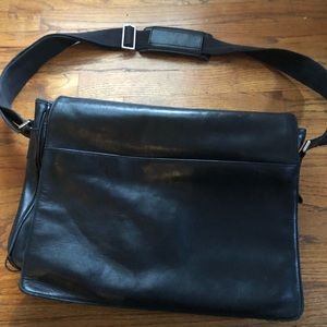 Banana Republic Black Leather Satchel